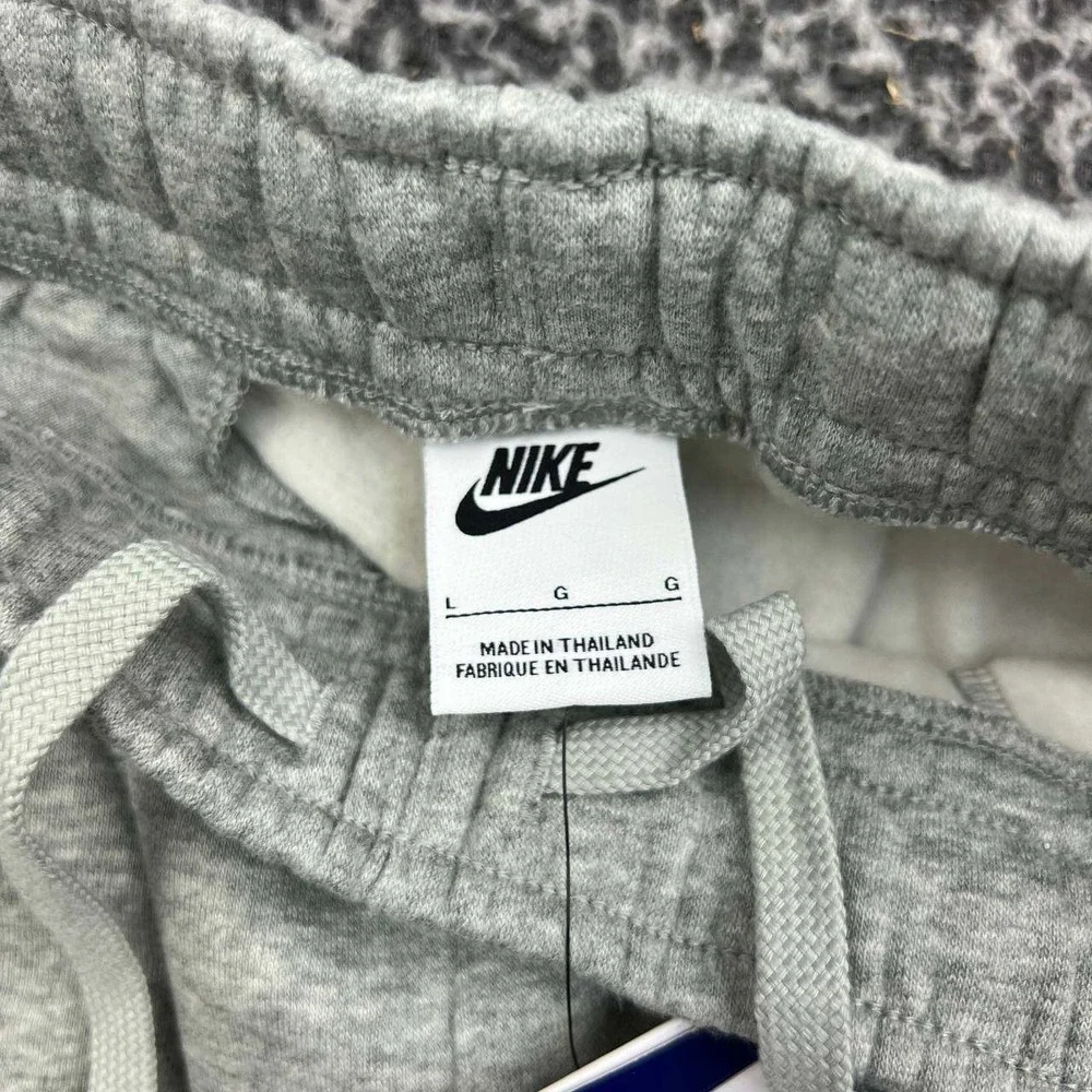 Nike Georgia Bulldogs Jogger Men Large Grey Fleece Sweatpants New L